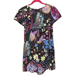 Birds‎ of North America Teeter Bob Romper Cotton Flirty Vacation Size 4 Festive